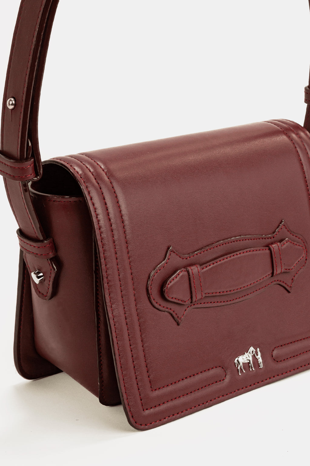 Crossbody VII - Burgundy